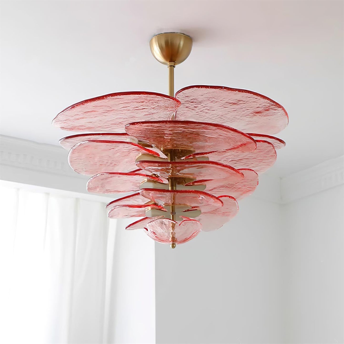 Amélie Lilypad Glas-Kronleuchter