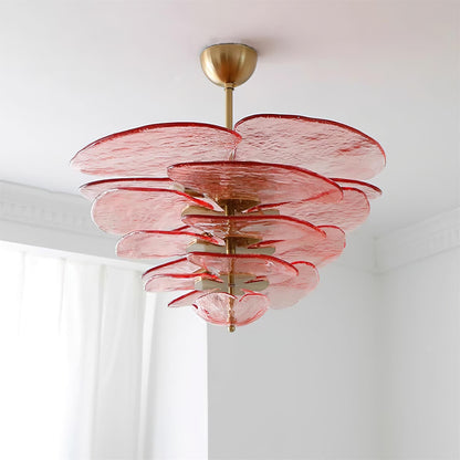 Amélie Lilypad Glas-Kronleuchter
