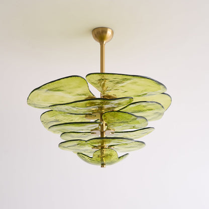 Amélie Lilypad Glas-Kronleuchter