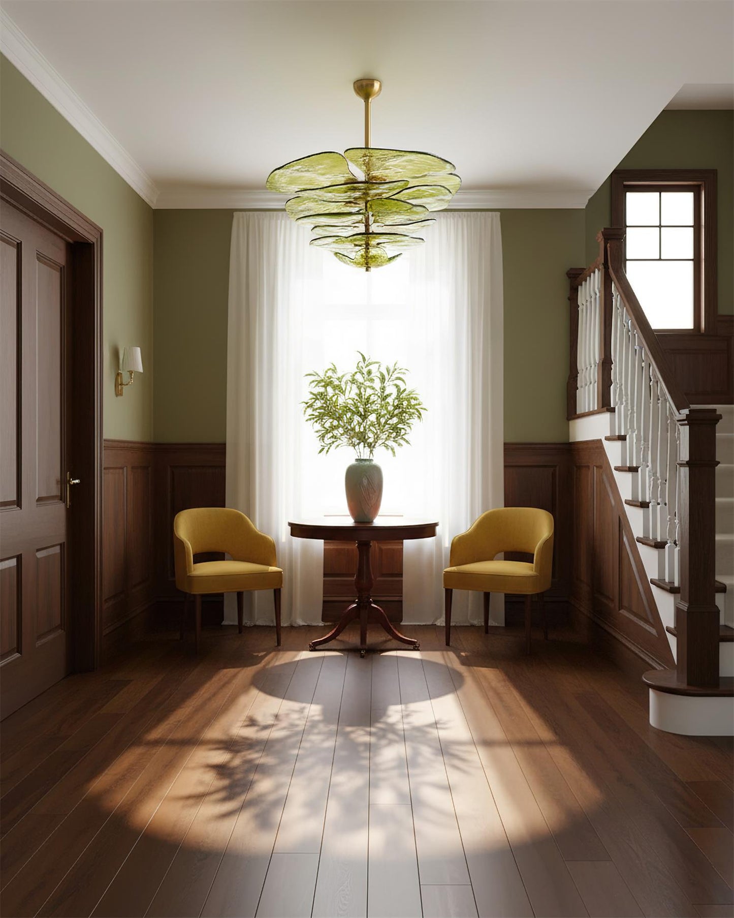 Amélie Lilypad Glas-Kronleuchter