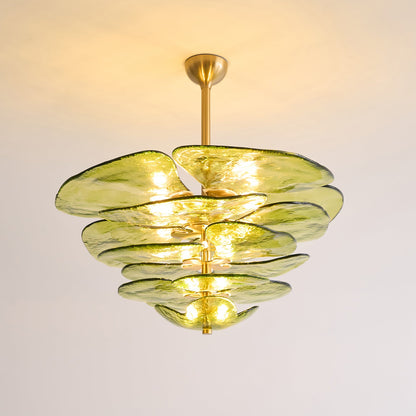 Amélie Lilypad Glas-Kronleuchter