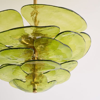 Amélie Lilypad Glas-Kronleuchter