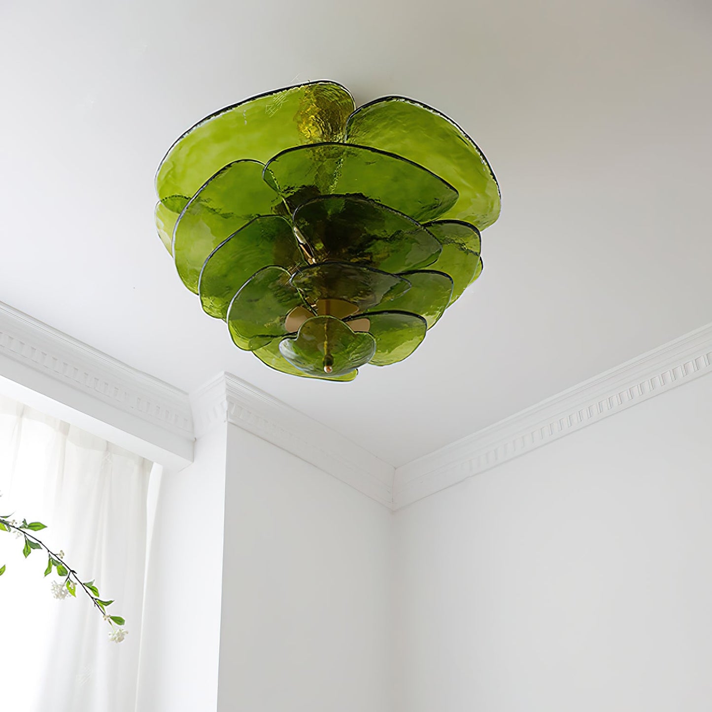 Amélie Lilypad Glas-Kronleuchter