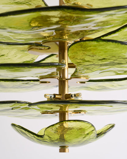 Amélie Lilypad Glas-Kronleuchter