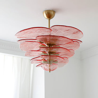 Amélie Lilypad Glas-Kronleuchter