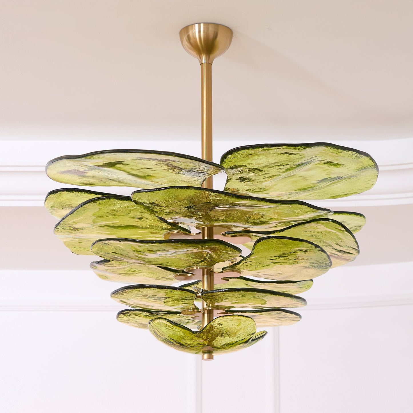 Amélie Lilypad Glas-Kronleuchter