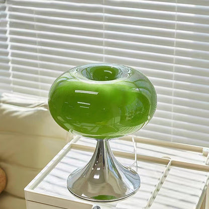 Adèle Lollipop LED-Tischleuchte aus Glas mit Chrom-Finish