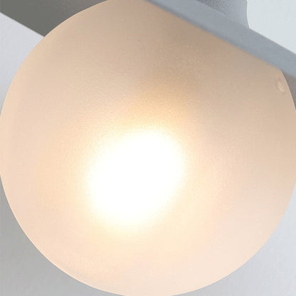 Élise Industrial Frosted Glass Wall Lamp