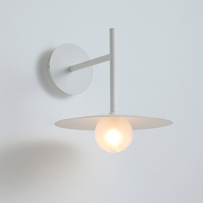 Élise Industrial Frosted Glass Wall Lamp
