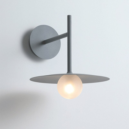 Élise Industrial Frosted Glass Wall Lamp