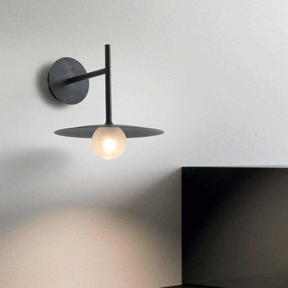 Élise Industrial Frosted Glass Wall Lamp