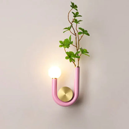 Élise Luna U-förmige Wandlampe Moderne Farb-LED-Wandleuchte