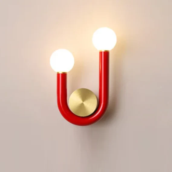 Élise Luna U-förmige Wandlampe Moderne Farb-LED-Wandleuchte