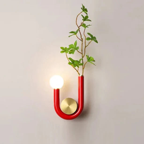 Élise Luna U-förmige Wandlampe Moderne Farb-LED-Wandleuchte
