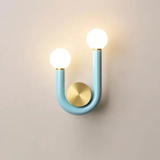 Élise Luna U-förmige Wandlampe Moderne Farb-LED-Wandleuchte
