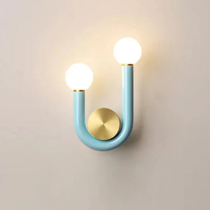 Élise Luna U-förmige Wandlampe Moderne Farb-LED-Wandleuchte