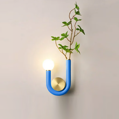Élise Luna U-förmige Wandlampe Moderne Farb-LED-Wandleuchte