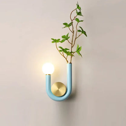 Élise Luna U-förmige Wandlampe Moderne Farb-LED-Wandleuchte