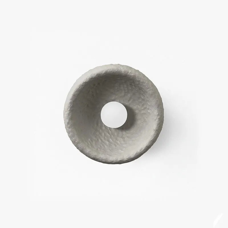 Élise Lunar Textured Wall Sconce Moon Resin Light Set