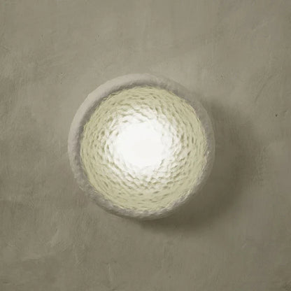 Élise Lunar Textured Wall Sconce Moon Resin Light Set