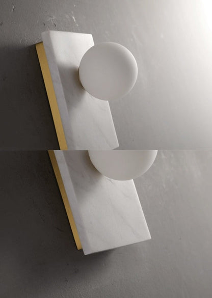 Amélie Marble & Brass LED Wall Light
