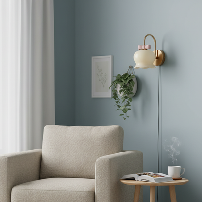 Chloé Bell Wandleuchte mit dekorativem Schleifendesign