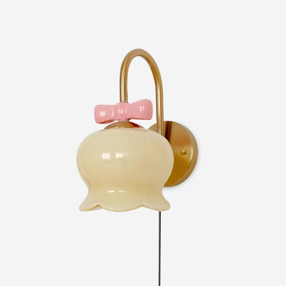 Chloé Bell Wandleuchte mit dekorativem Schleifendesign