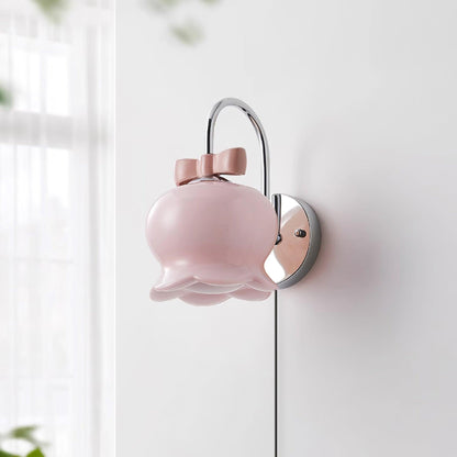 Chloé Bell Wandleuchte mit dekorativem Schleifendesign