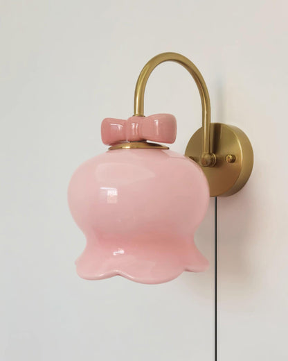 Chloé Bell Wandleuchte mit dekorativem Schleifendesign