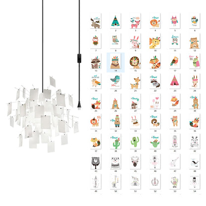 Élise Paper Art Plug-In Hängeleuchte