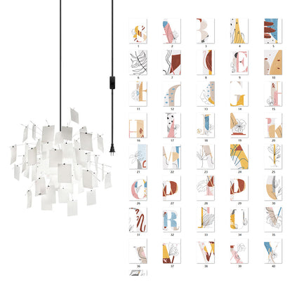 Élise Paper Art Plug-In Hängeleuchte
