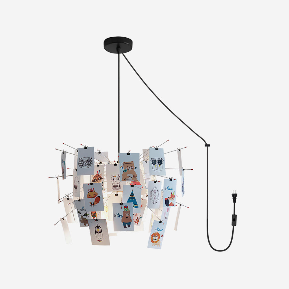 Élise Paper Art Plug-In Hängeleuchte