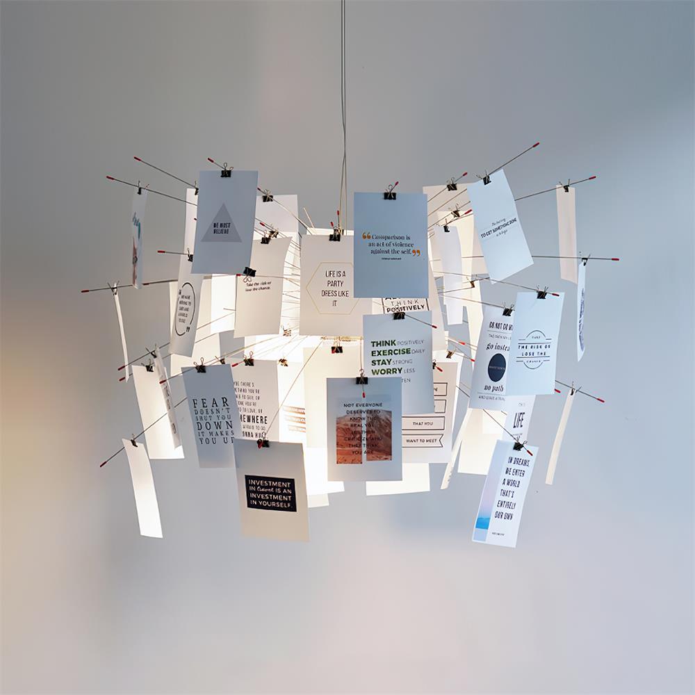 Élise Paper Art Plug-In Hängeleuchte