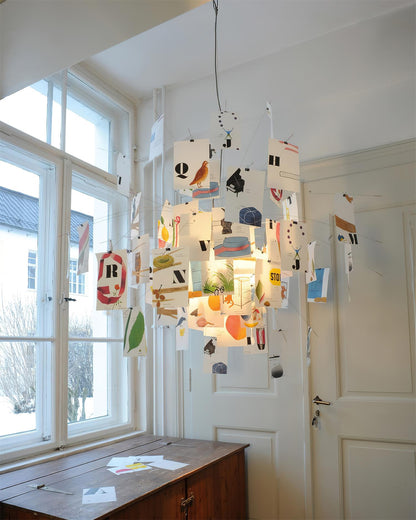 Élise Paper Art Plug-In Hängeleuchte