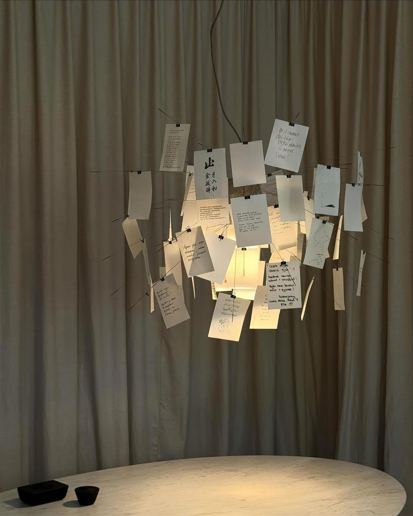 Élise Paper Art Plug-In Hängeleuchte