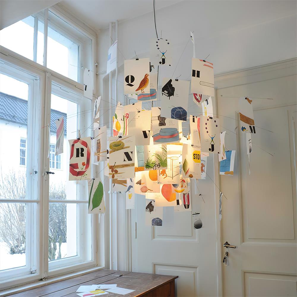 Élise Paper Art Plug-In Hängeleuchte