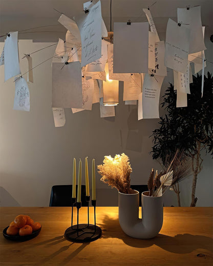 Élise Paper Art Plug-In Hängeleuchte