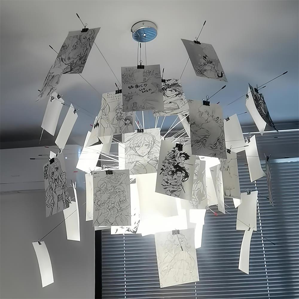 Élise Paper Art Plug-In Hängeleuchte