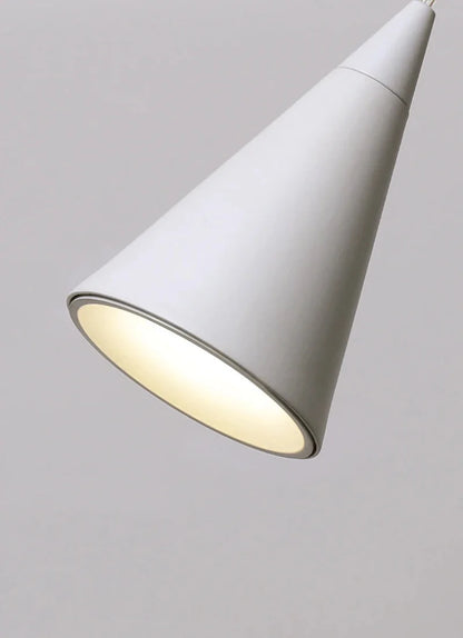 Camille Modern Cone Geometric LED Pendant Light Black White