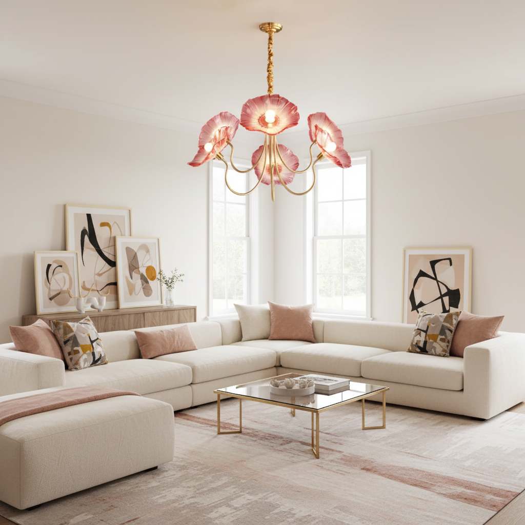 Ariane Leaf Chandelier