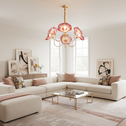 Ariane Leaf Chandelier
