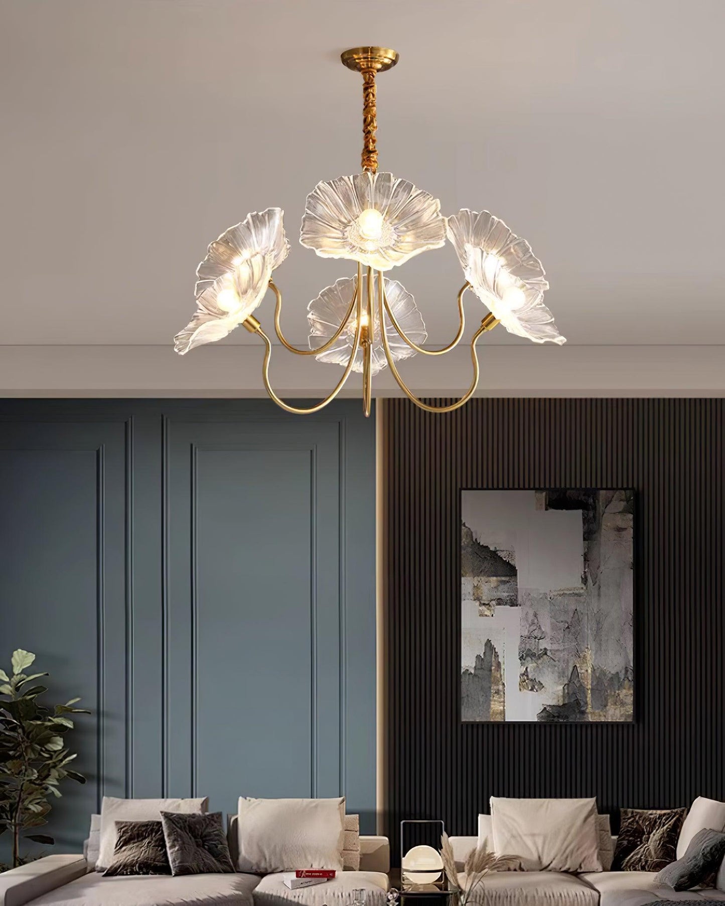 Ariane Leaf Chandelier