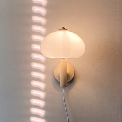 Amélie Mushroom Cap Glass Wall Lamp