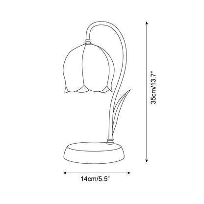 Elodie Lily Candle Warmer Lamp with Halogen Heat Design