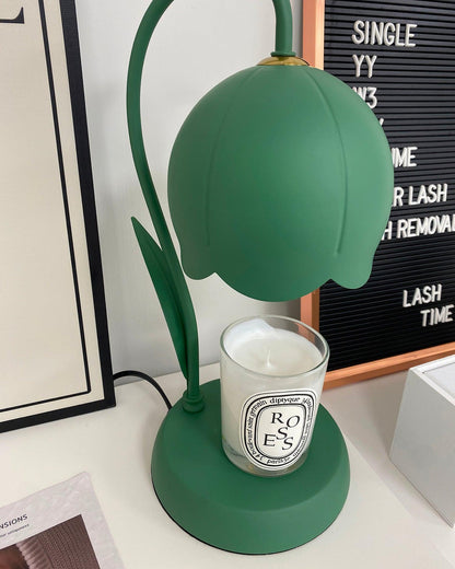 Elodie Lily Candle Warmer Lamp with Halogen Heat Design