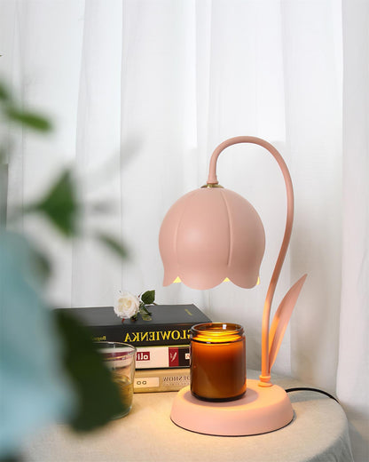 Elodie Lily Candle Warmer Lamp with Halogen Heat Design