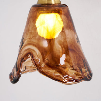 Élodie Nalia Amber Wandleuchte Metall und Glas Beleuchtung