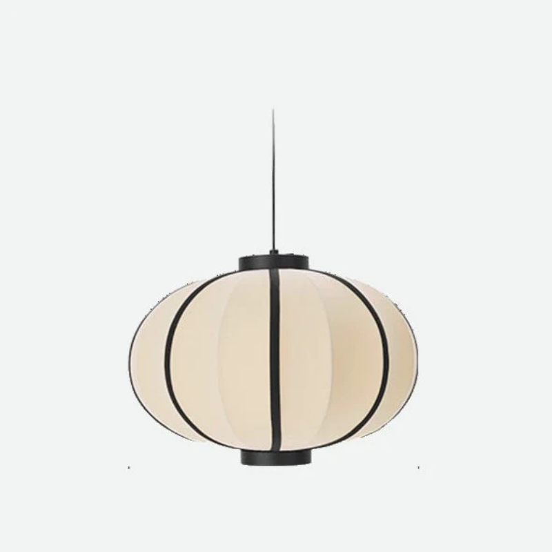Amélie Minimalistische Textil-Metall-Pendelleuchte Modernes Sanftes Licht Design