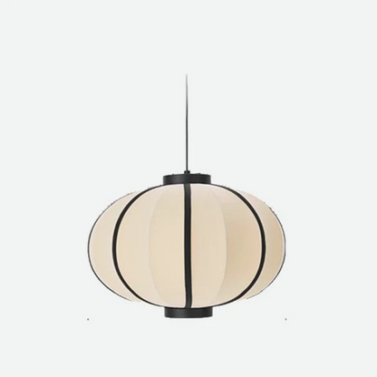 Amélie Minimalistische Textil-Metall-Pendelleuchte Modernes Sanftes Licht Design