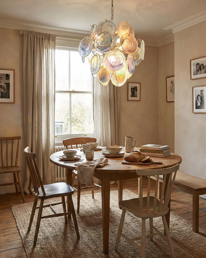 Léonie Neuvy Iridescent Glass Chandelier